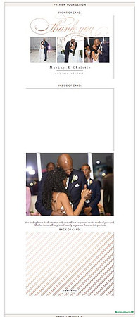 Thank You card Layout